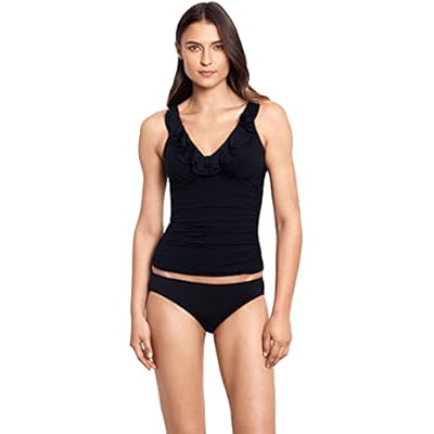 Lauren Ralph Lauren Beach Club Solids Ruffle Underwire Tankini