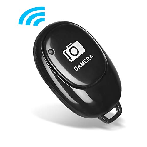 Wireless Camera Remote Shutter - Wireless Remote Control for iPhone & Android Phones iPad Tablets, Portable Selfie Clicker for Photos and Videos