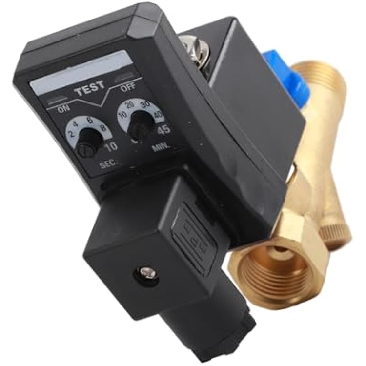 G12 DN15 Automatic Drain Valve Automatic Drain Valve Air Compressor Automatic Forging Brass Integrated Valve Electronic Timed Drain Valve for Air Air-Compressor Accessories