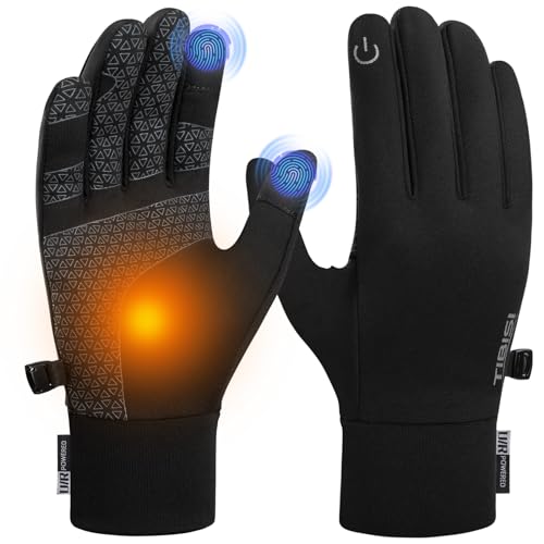 Benirap Winter Gloves Touchscreen Windproof Thermal Gloves Men Women Cycling Running Climbing Skiing Driving Gloves