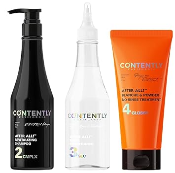 Complete Hair Care Set|Strengthening, Smoothing & Protection|Biotin Shampoo, Sleek Conditioner & No Rinse Treatment|300 ml + 300 ml + 150 ml