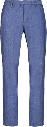 ARMANI JEANS Mens Twill Cotton Blend Pants 28 Blue