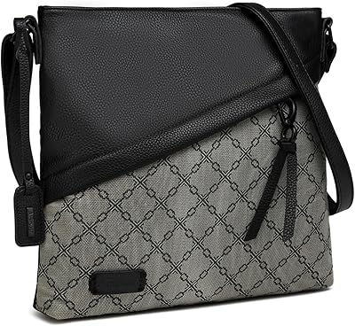 Medium Crossbody Bags for Women Trendy, Leather Cross Body Bag Purses and Travel Shoulder bag with Multi Pockets
